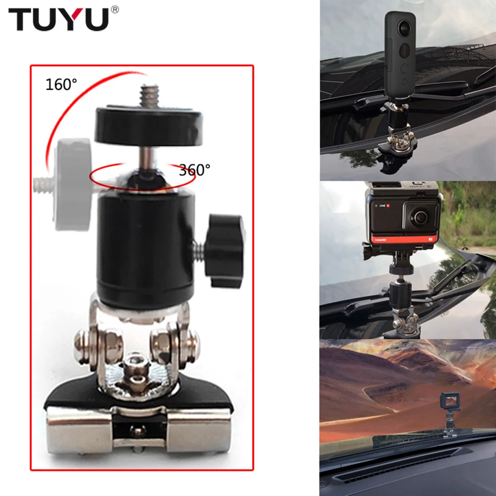 Кронштейн для капота автомобиля TUYU из нержавеющей стали Gopro max hero8765 insta 360 one X/R Yi DJI