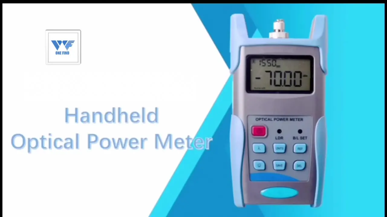 

JW3216 Handheld Optical Power Meter WITH 1310,1490,1550,1625nm PON Fiber Optic Power Metrer Price