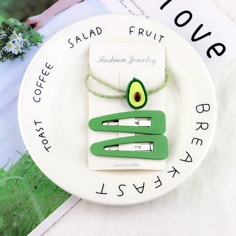 Высокоэластичные резинки для волос 2019 резинка с авокадо зажим боковой конский