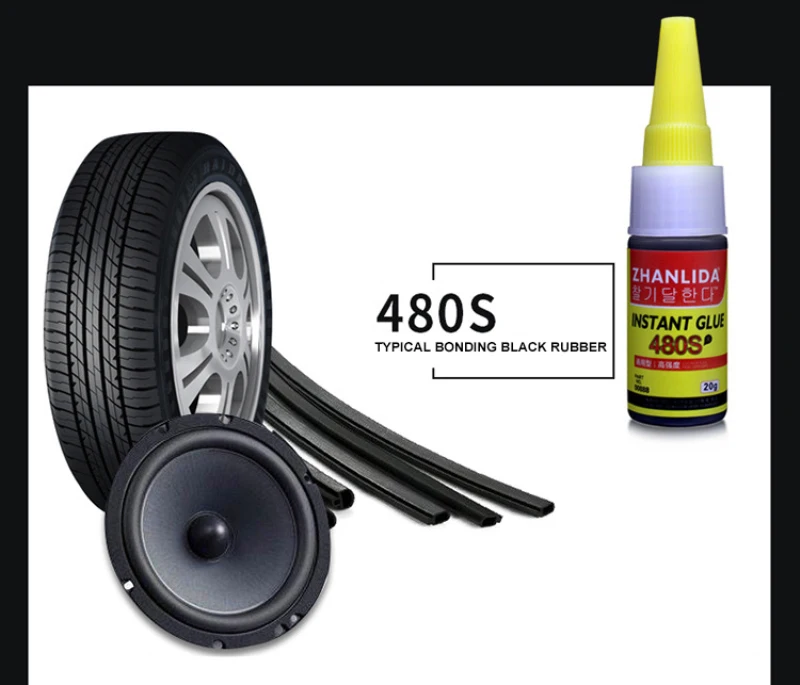480S Tire Repair Instant Glue Super Cold Glue Fast Caulk Car Rubber Repair Seal Tire Sealant Auto Adhesives images - 6