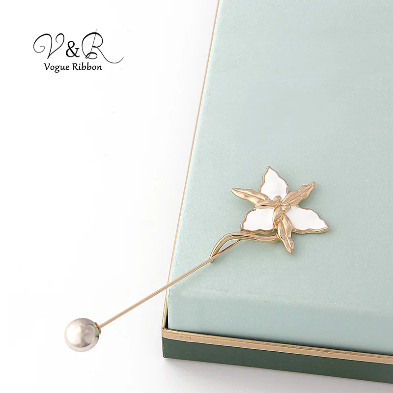 Женская эмалированная брошь из шариков длинная металлическая с эмалью 2019|Броши| |