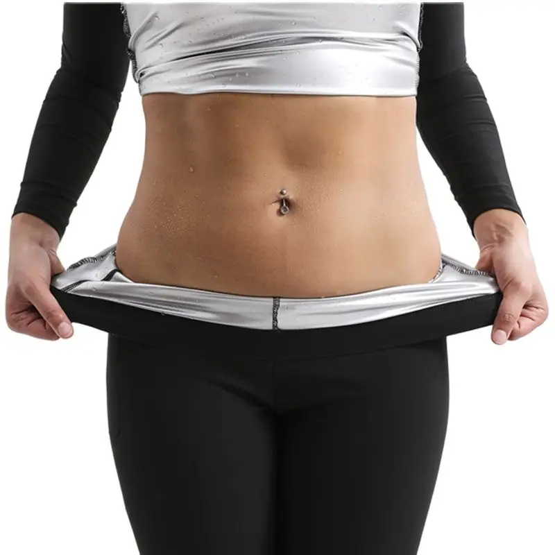 Женский костюм-сауна с длинным рукавом тренировочные топы Утягивающее нижнее