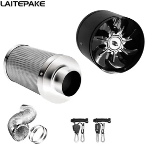 Центробежные вентиляторы и фильтр с активированным углем, 468 дюйма, 220 В, для гидропонных теплиц