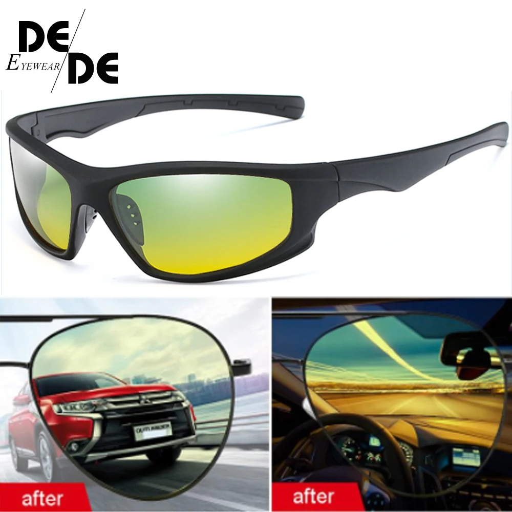 2020 Новые Лучшие дневные и ночные видения Поляризованные солнцезащитные очки для