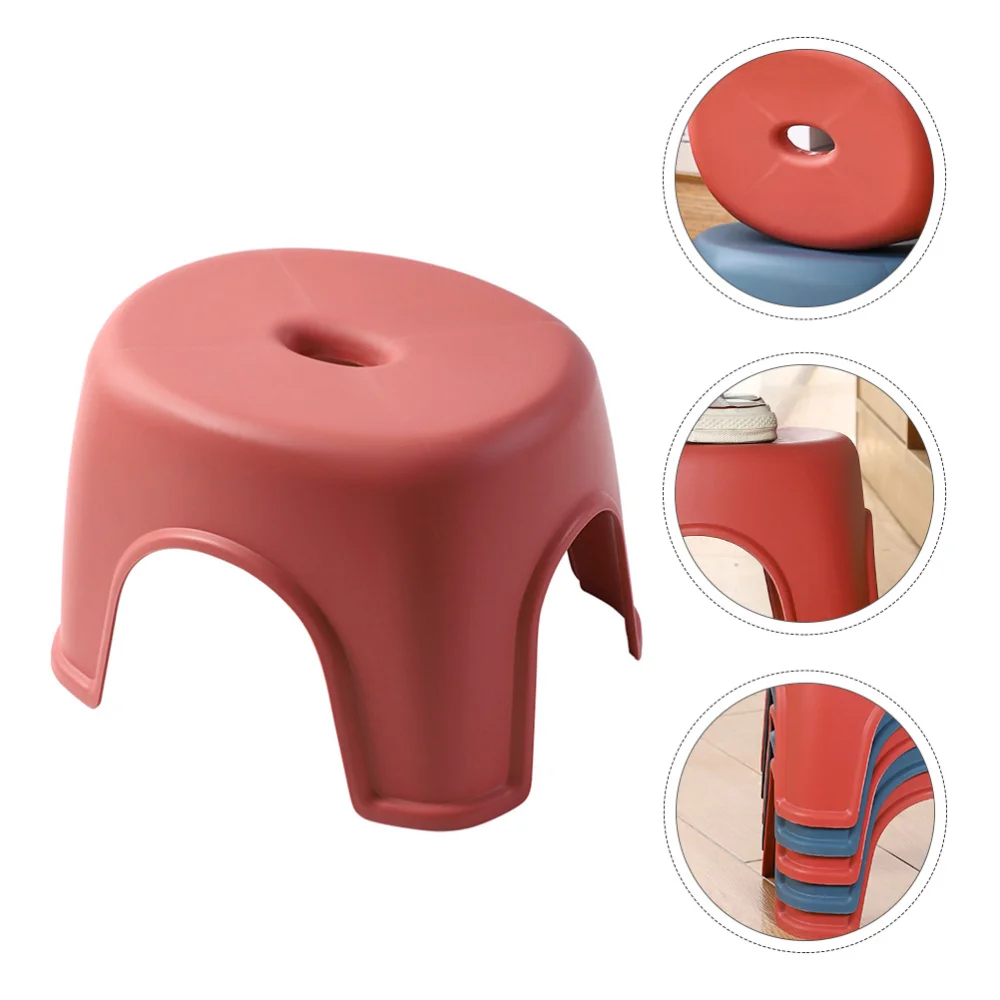 

1pc Home Kids Stool Non-slip Low Stool Home Footstool Household Small Stool