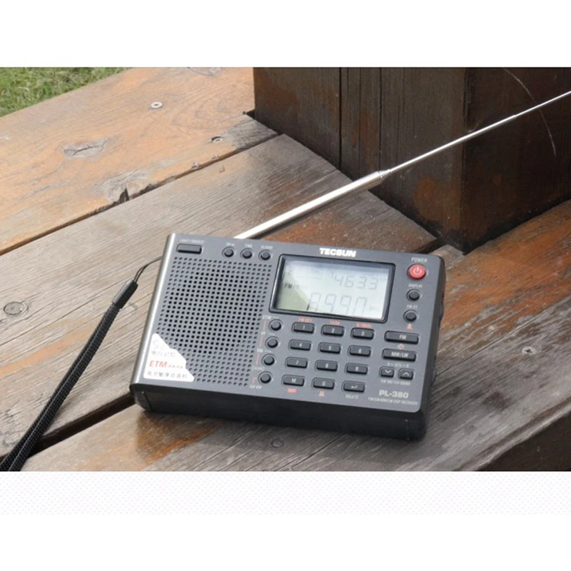 Tecsun PL-380 радио DSP с AN-03L Профессиональный SW диапазон внешняя антенна Fm Am стерео