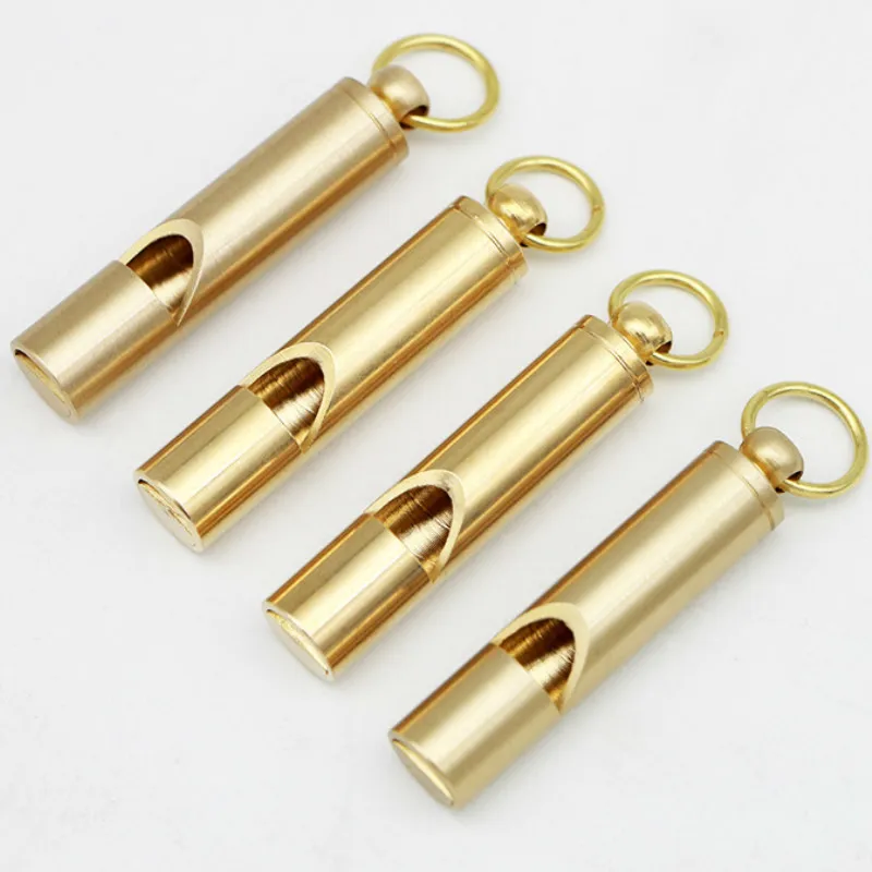 Brass Outdoor Survival Equipment Army Fan Supplies Retro Referee Whistle Pure EDC Tools | Спорт и развлечения