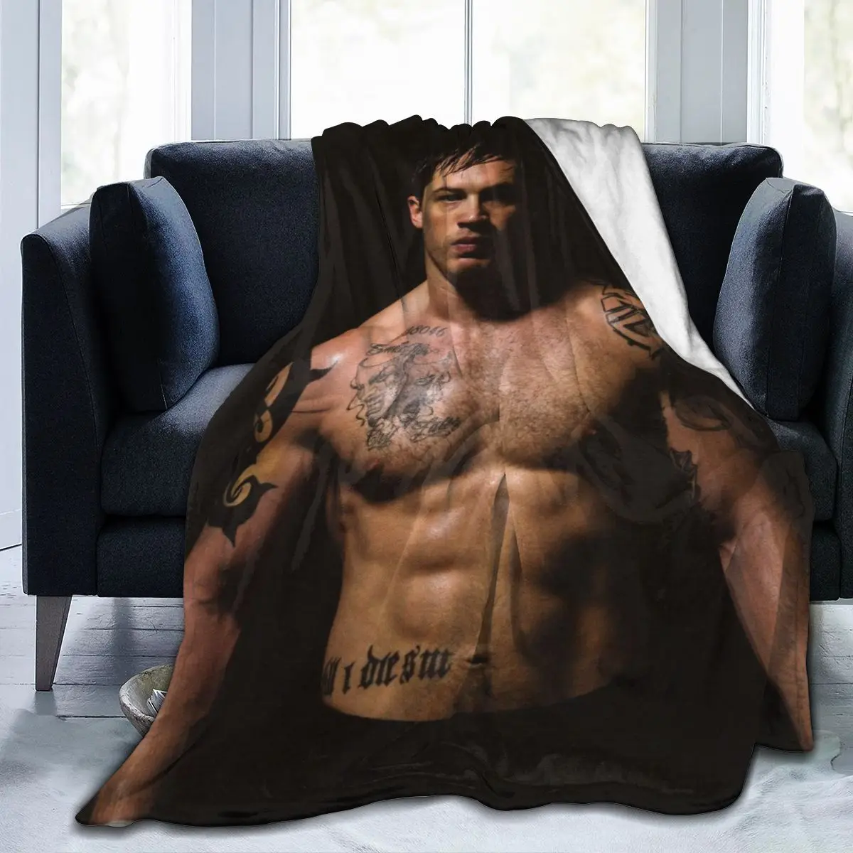 

Tom hardy soft blanket flannel children's Sheet baby bag sofa bedroom decoration children's gift adult home textile