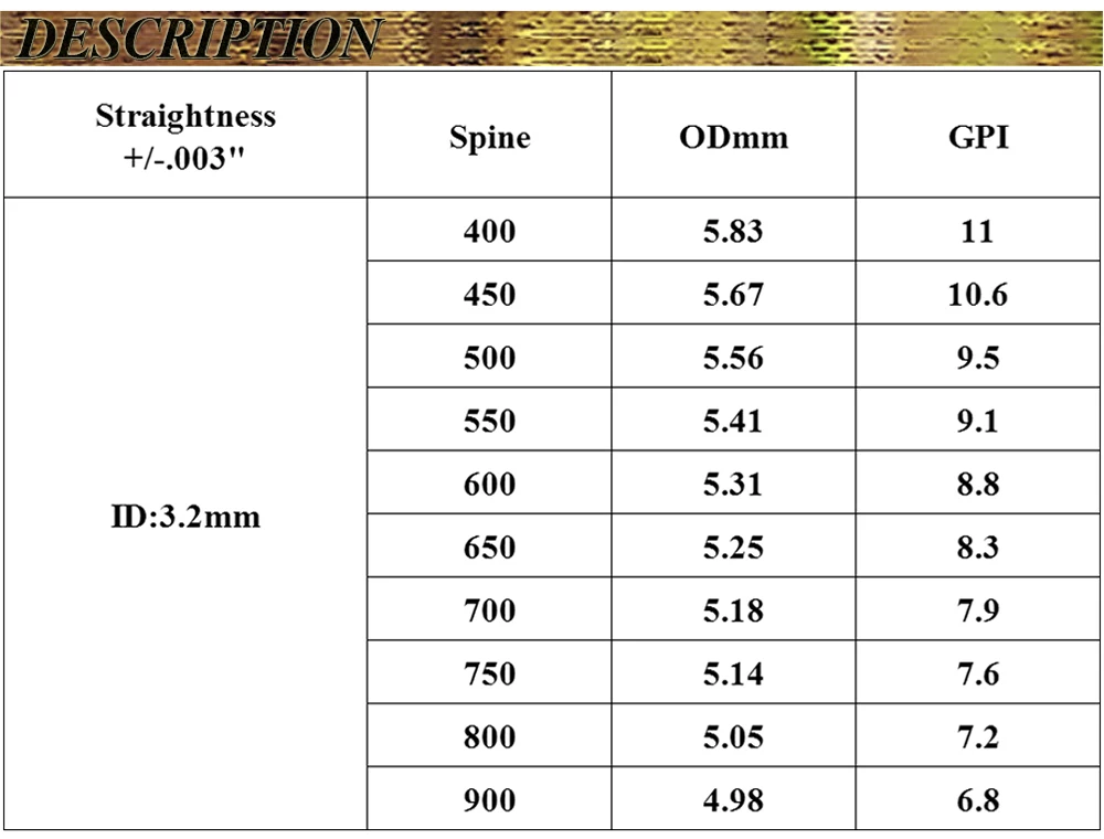 Linkboy стрельба из лука чистый углерод Стрелы Вал id3.2мм позвоночник 500 900 Flechas X10 120гр