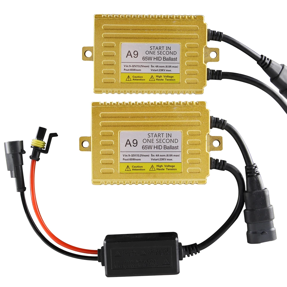 2 шт. цифровой тонкий Xenon Hid балласт 65 Вт Ксеноновые блок зажигания Электронный