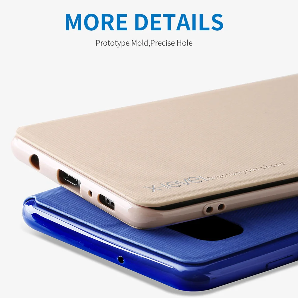 LAPOPNUT Slim Flip Leather Phone Case for Samsung Galaxy S20 Ultra S9 Plus S8 S10 S10e S7 Edge Note10 5G Note9 Thin Wallet Cover | Мобильные