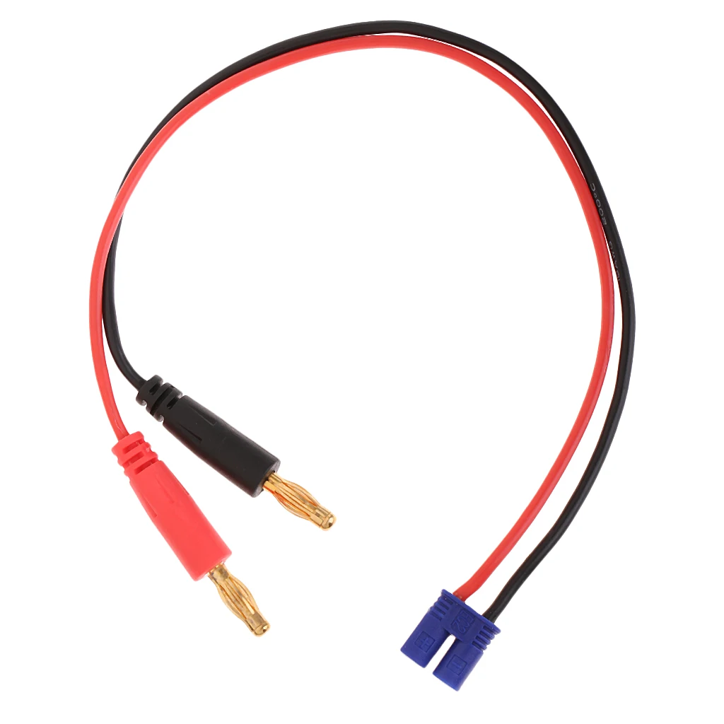 RC кабель для зарядки батареи EC2 штекер 4 мм разъем типа &quotбанан&quot | Игрушки и