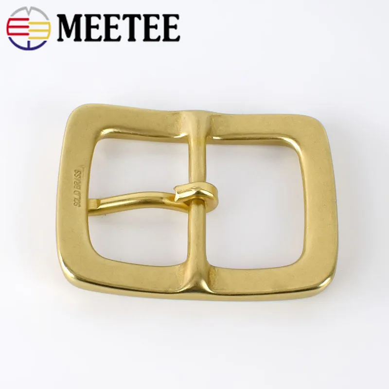 Meetee 1 шт. 40 мм Мужская пряжка для ремня 38 39 ремешок пряжки из чистой меди головка