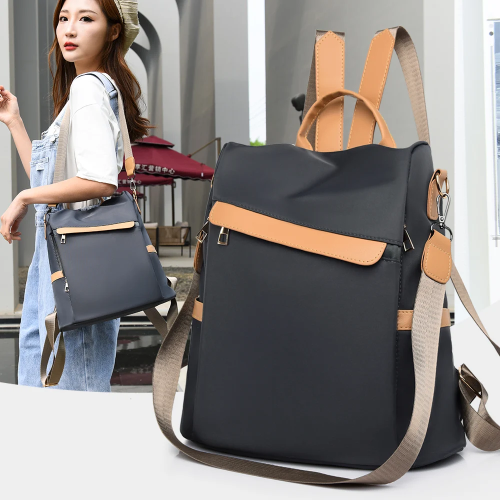 

Simple Women Backpack for Girls Waterproof Oxford Rucksack Female Student Scholl Bag Classic Anti Theft Bagpack Ladies Back Pack