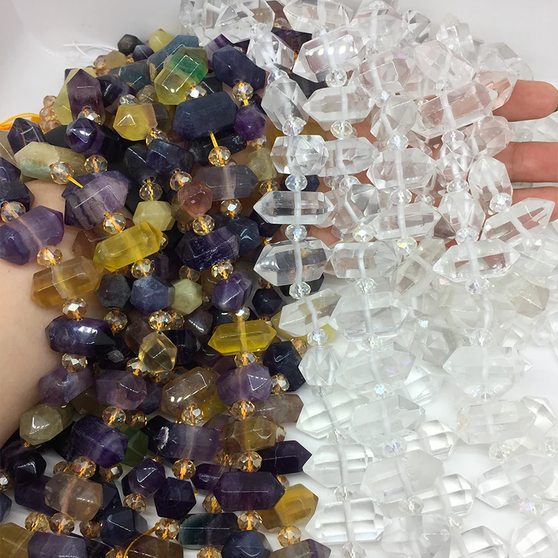 8-12x20-25 мм натуральный минеральный красочный флюорит полудрагоценный камень