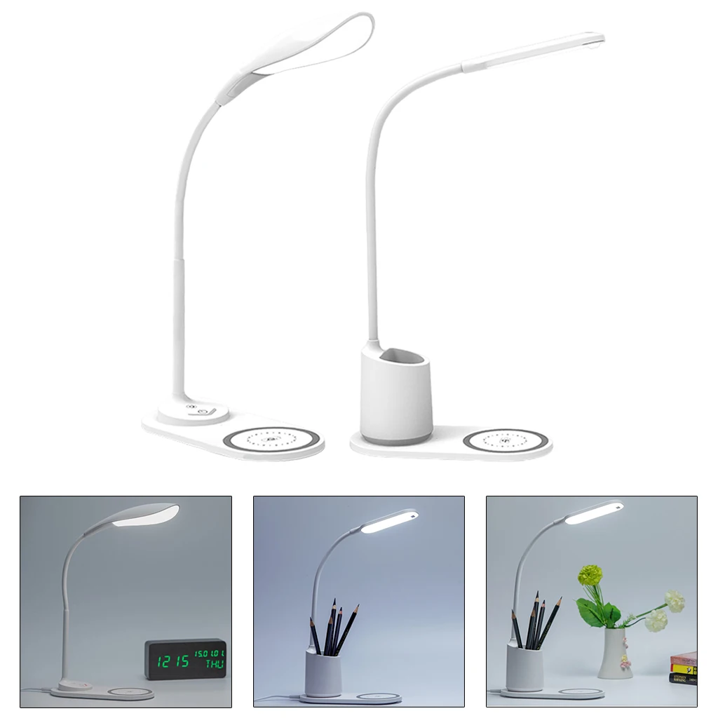 

LED Desk Lamp, Eye-Caring Office Table Lamps with Night Light,USB Charging Port for Reading, Work, Study