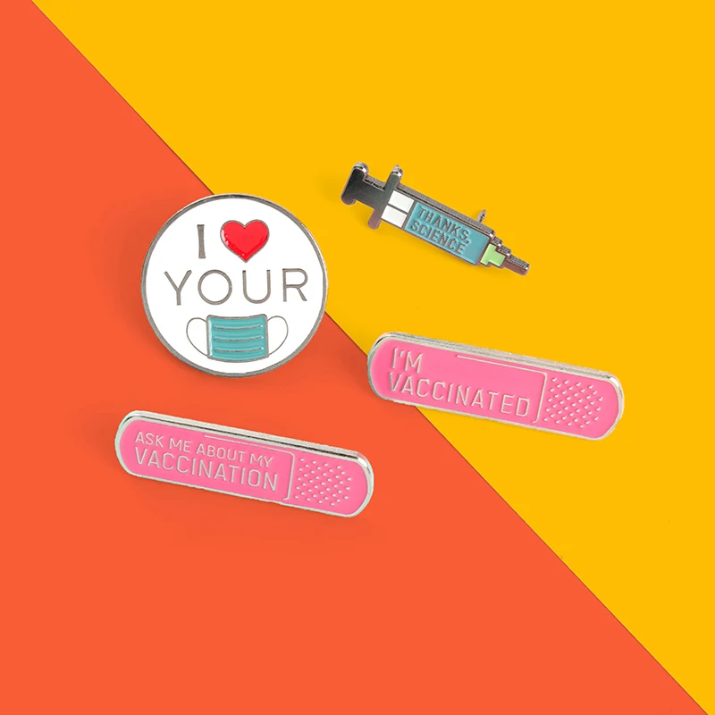 

Love & Peace Enamel Pins Custom Scientific Medical Reagents Medical Brooch Lapel Badge Bag Cartoon Jewelry Gift for Kids Friends
