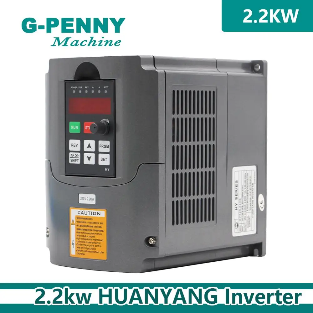 2.2kw VFD Variable Frequency Drive VFD Inverter 1HP or 3HP Input CNC Spindle motor driver speed control