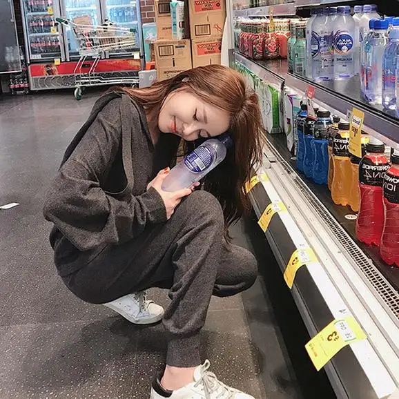 2020 весна осень новый бренд женский комплект 2 шт. спортивные костюмы вязаный