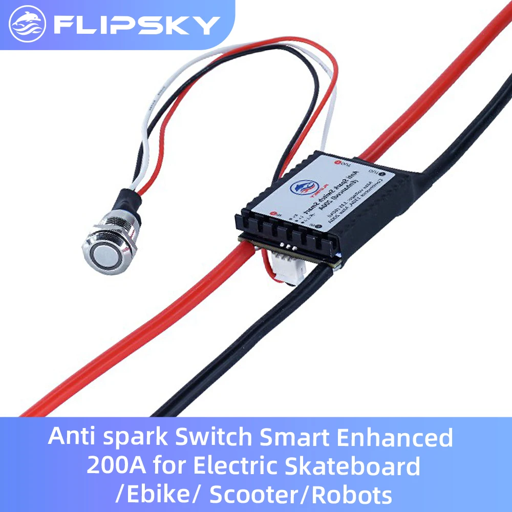 전기 스케이트 보드/Ebike/스쿠터/로봇 ESC 자동 스위치용 스파크 스위치 스마트 향상된 버전, 안티 스파크 스위치