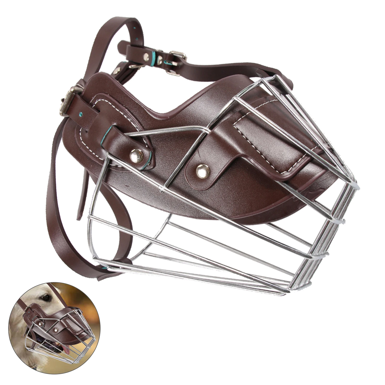 

Dog Muzzle Dog Mouth Guard Muzzle Guard for Dogs Prevent Biting Barking