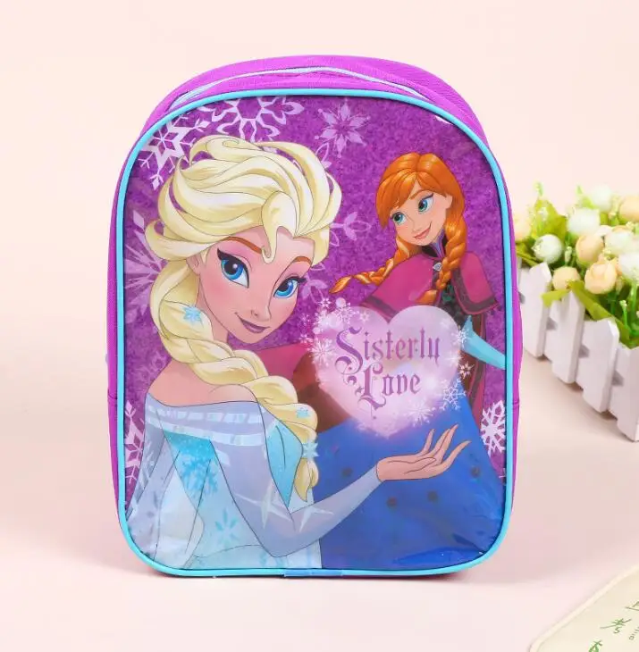Детский рюкзак Disney «Холодное сердце», школьный ранец для мальчиков и девочек, Сумка с мультяшным рисунком Человека-паука