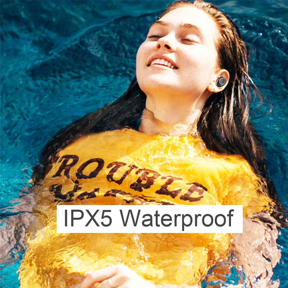 

TWS True Wireless Earbuds With Bluetooth 5.0 Headset Noise Reduction HD Stereo HiFi Weatproof Sports Earphones Top Quantity