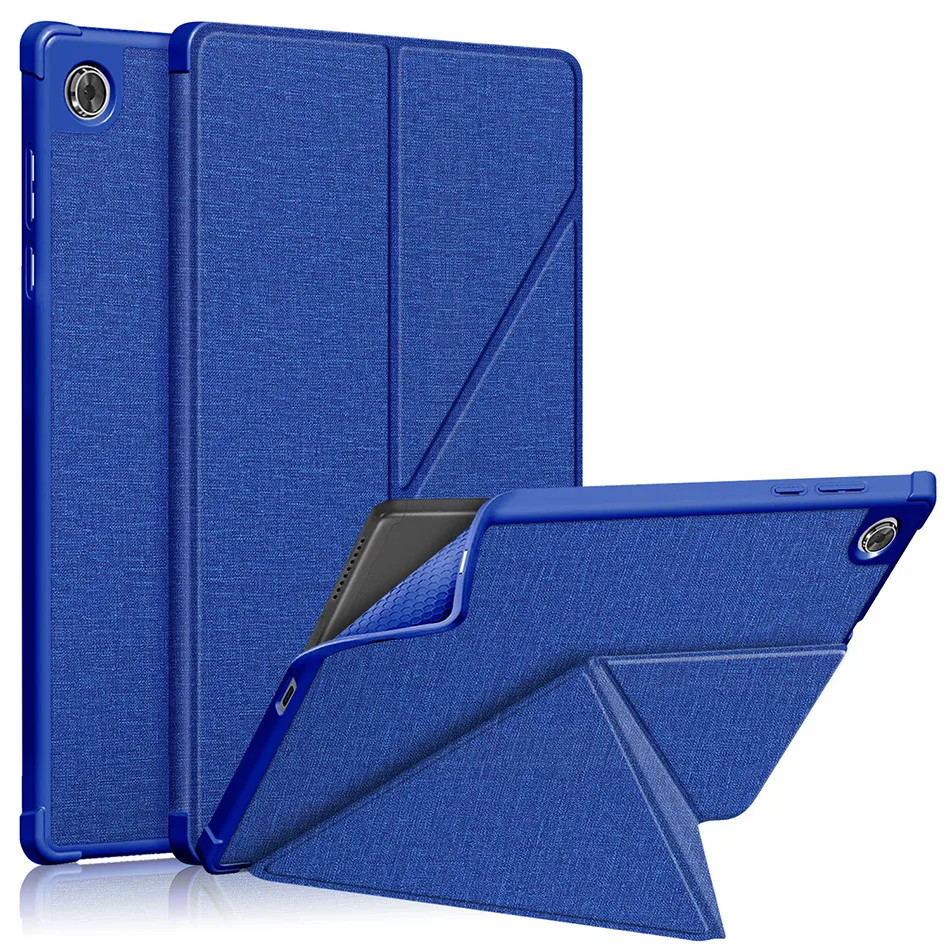 

Чехол-книжка для Lenovo Tab M10, умный кожаный чехол с углом обзора для планшета 2-го поколения, с функцией автоматического сна и пробуждения