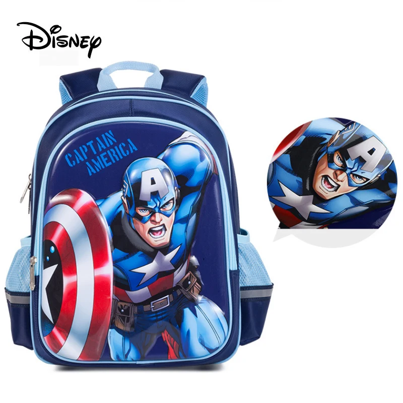

Disney Marvel backpack Iron Man Spiderman Backpacks kids primary school Bag Kids Primary Breathable Backpack Boys Gift