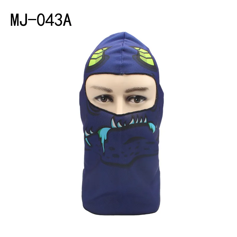 1pc Joker Print Breathable Fit Cool Balaclava Face Mouth Mask Man Women Unisex Outdoor Cycling Black Head Cover | Аксессуары для