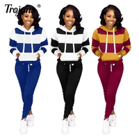 tracksuit women 2 piece set sweatshirt brand hoodiespants sportwear womens sports suit female hooded set winter hoodies suit