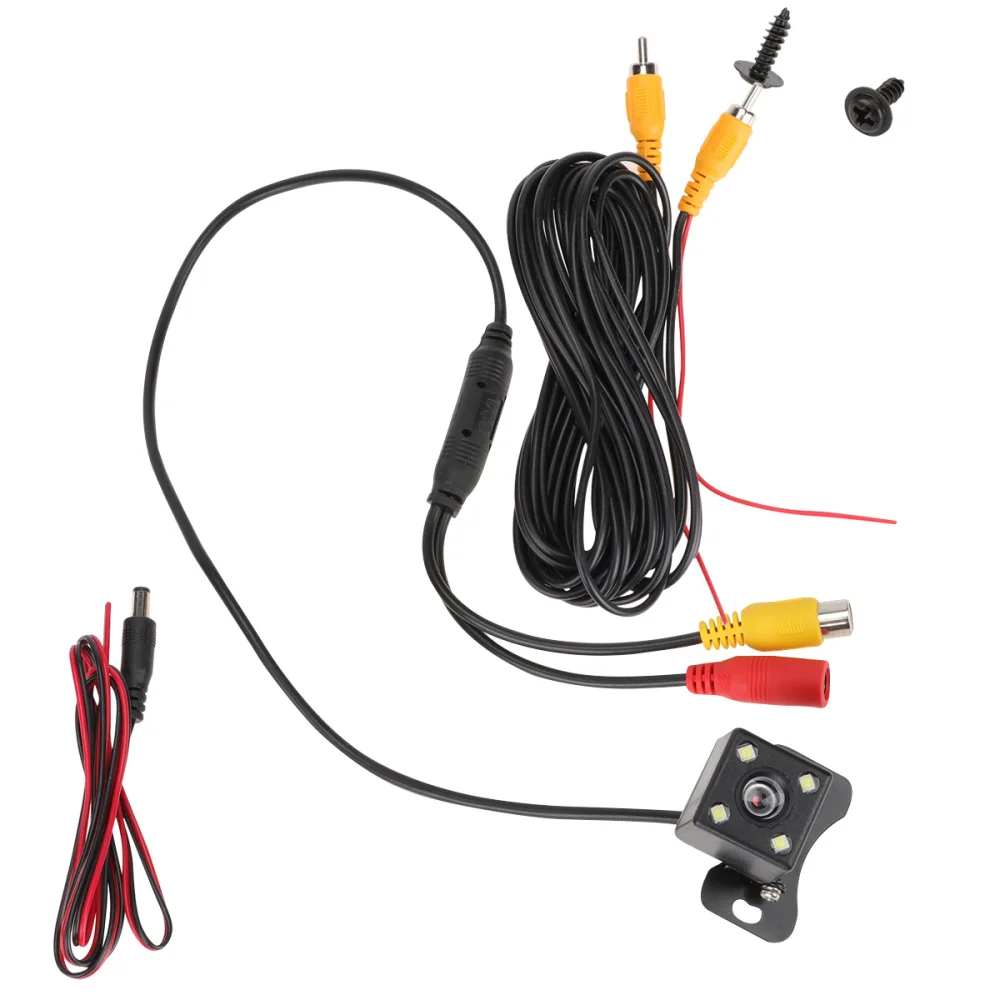 

Car Rearview Reverse Revering Rear View Camera CCD+4LED Backup 170 Degree