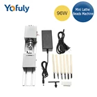 DC12-24V 96 Вт мини токарный станок с бусинами, станок по дереву, DIY токарный станок, стандартный набор с резцом для резьбы по дереву, инструмент для самостоятельного шлифования