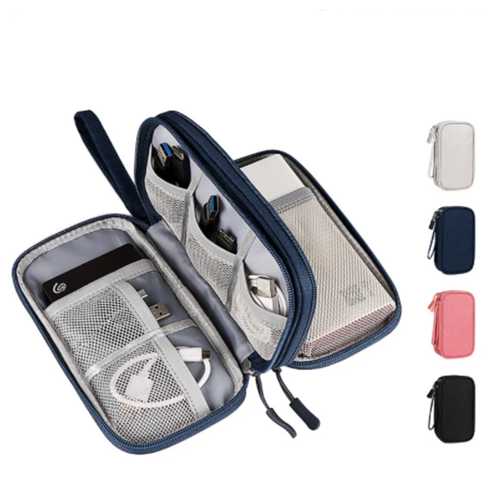 

Electronic Accessories Storage Bag Travel Portable for Power Adapter/Charger/Cable/Wireless Mouse Storage Bag Universal