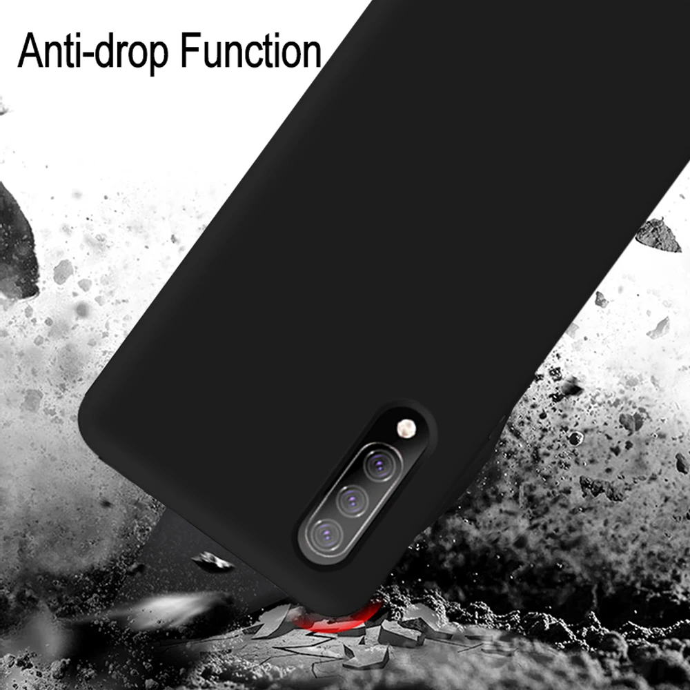 Для samsung A70 A50 A10 A20 чехол-накладка из мягкого жидкого силикона для samsung Galaxy A8 A6 PLUS A9 A7 противоударный чехол-накладка