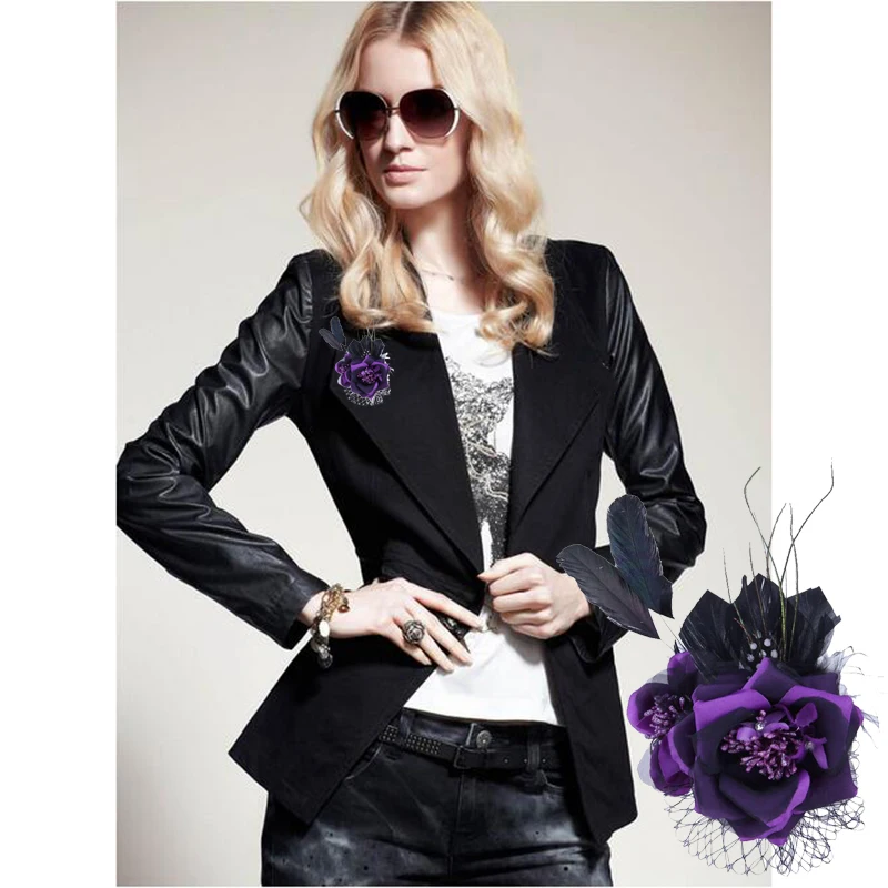 Женская Брошь В Виде Цветка Earofcorn Корейская брошь на заказ аксессуары для гостей |