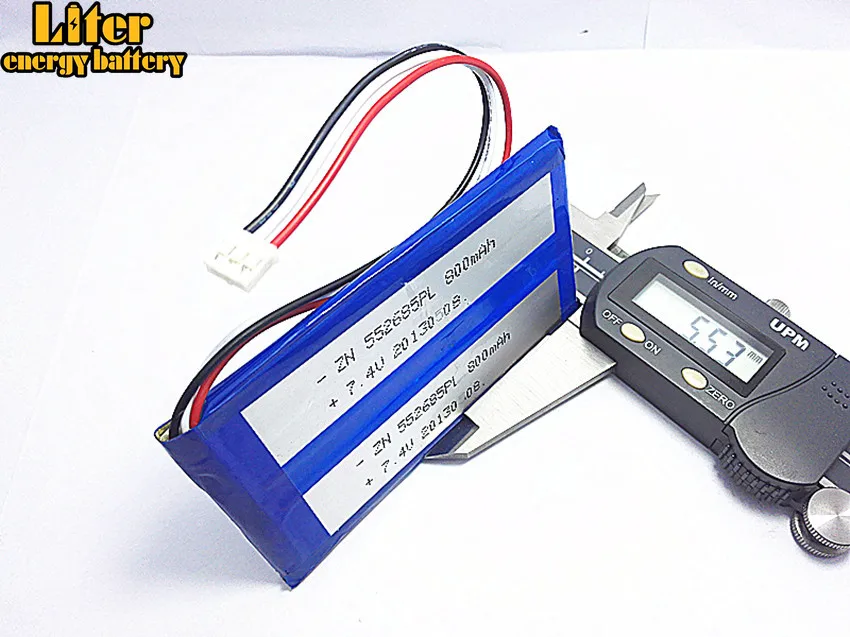 7 4 V 555085 555285 полимерные Evd Dvd портативные панели батареи использовать машину 552685*2