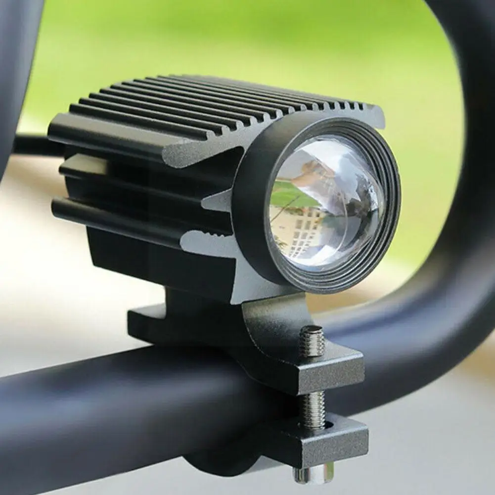 

Super Bright Tri-model Motorcycle LED Headlight w/ Lens Car Auxiliary ATV Mini Projector Spotlight Driving Foglight J0P2