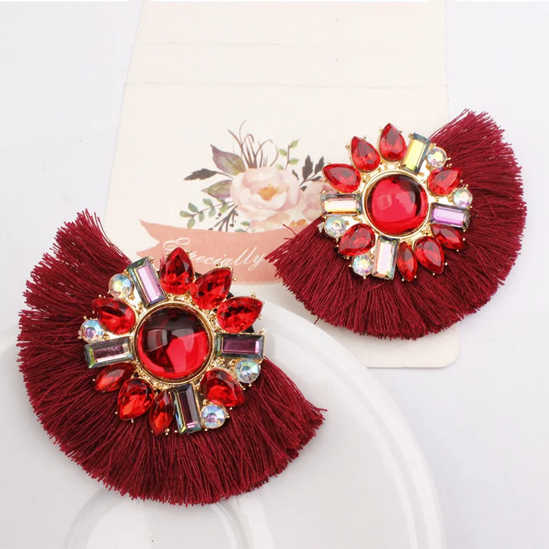 Висячие серьги JOUVAL в этническом богемном стиле для женщин хрустальные