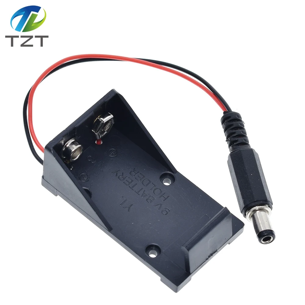 Лидер продаж 2018 новый держатель для батареи 9 В чехол провод с вилкой 5 5*2 1 мм Arduino AU