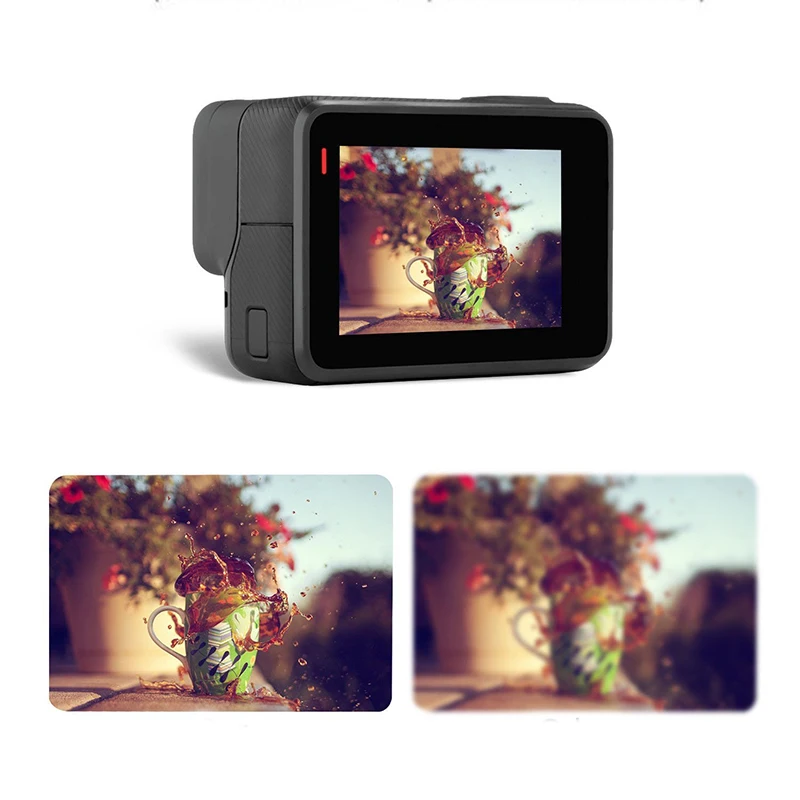 For GoPro Accessories Tempered Glass Film LCD HD Screen Protector+Housing Lens Protector for HERO5 / Hero 5 Black edition | Электроника