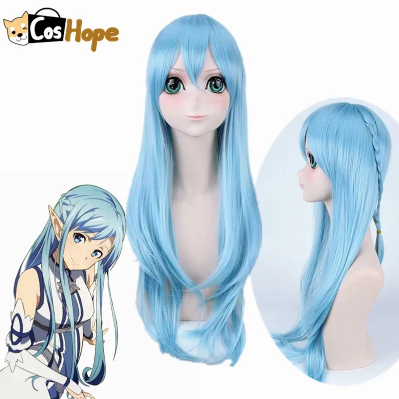 Парик Yuuki костюм Asuna для косплея (костюмированных игр) искусство меча онлайн