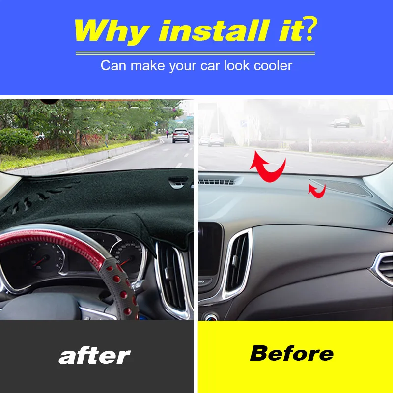 Коврик для приборной панели противоскользящие светонепроницаемые подушечки