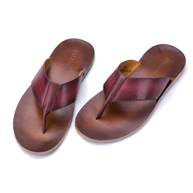 

Phenkang Men slippers light casual soft bottom slippers male summer youth fashion outdoor beach sandals 2020 Mans footwear shoes