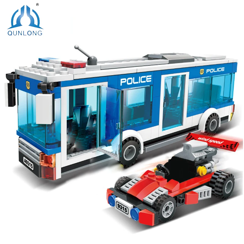 

Christmas Gift Intercept Special Vehicle Model Building Blocks Friends Figures Educational City Bricks Toys Toy for Boy Children