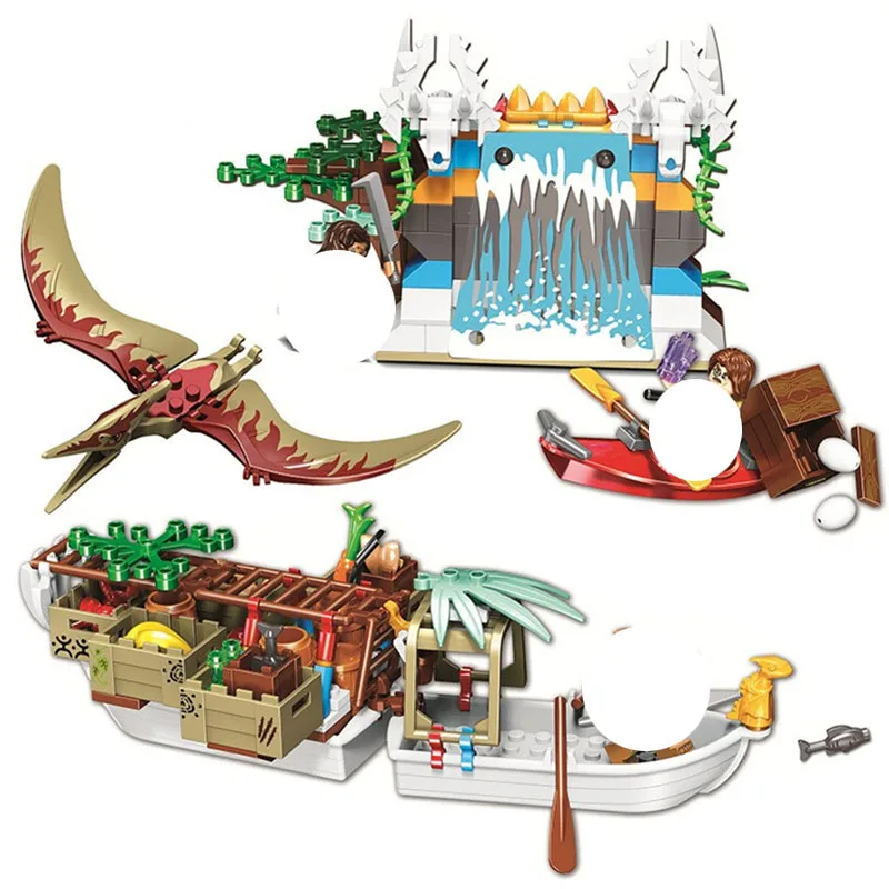 Классический Парк Юрского периода серии примитивные племенные поставки корабль