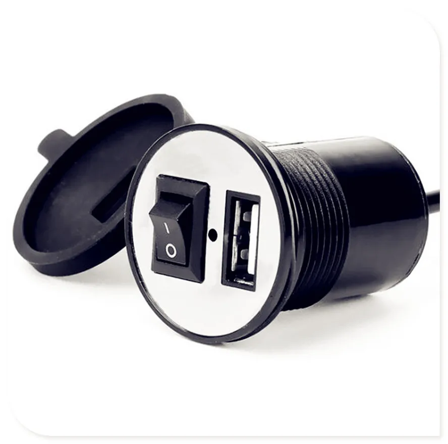 DIY зарядное usb устройство для мотоцикла 12 В Зажигалка Разъем мотоцикл телефон