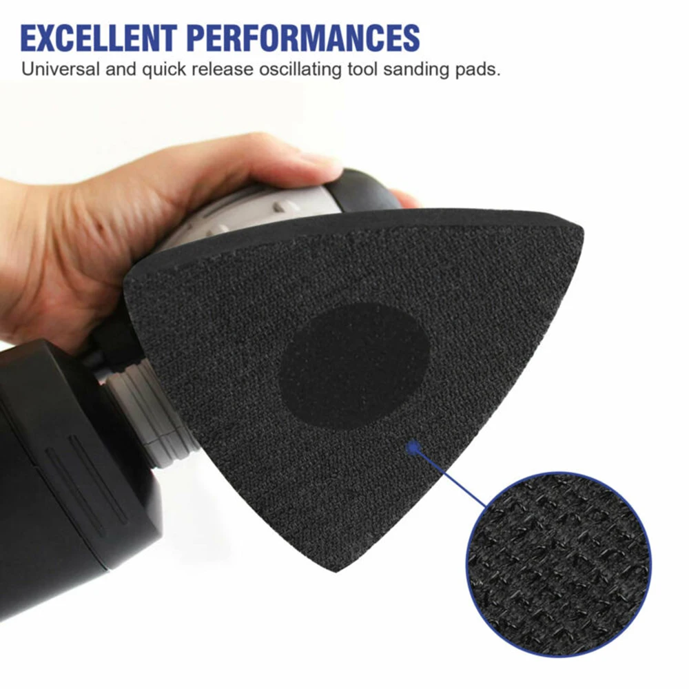 

3 Pieces Of Triangular Sanding Pad, Quick Release Tool, Swing Type Multifunctional Sanding Pad, High Carbon Steel