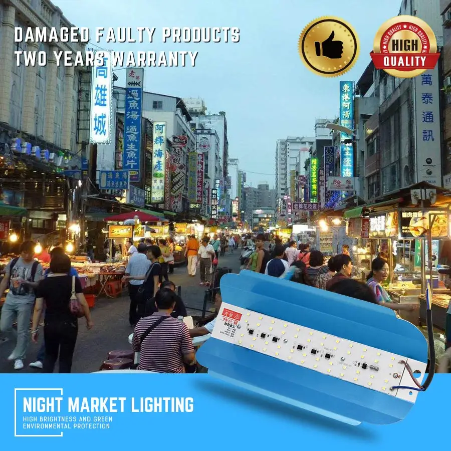 DINGDIAN LED 10 шт. 180 240 В Светодиодный прожектор 50 Вт/100 Вт Lodine Вольфрамовая лампа завод