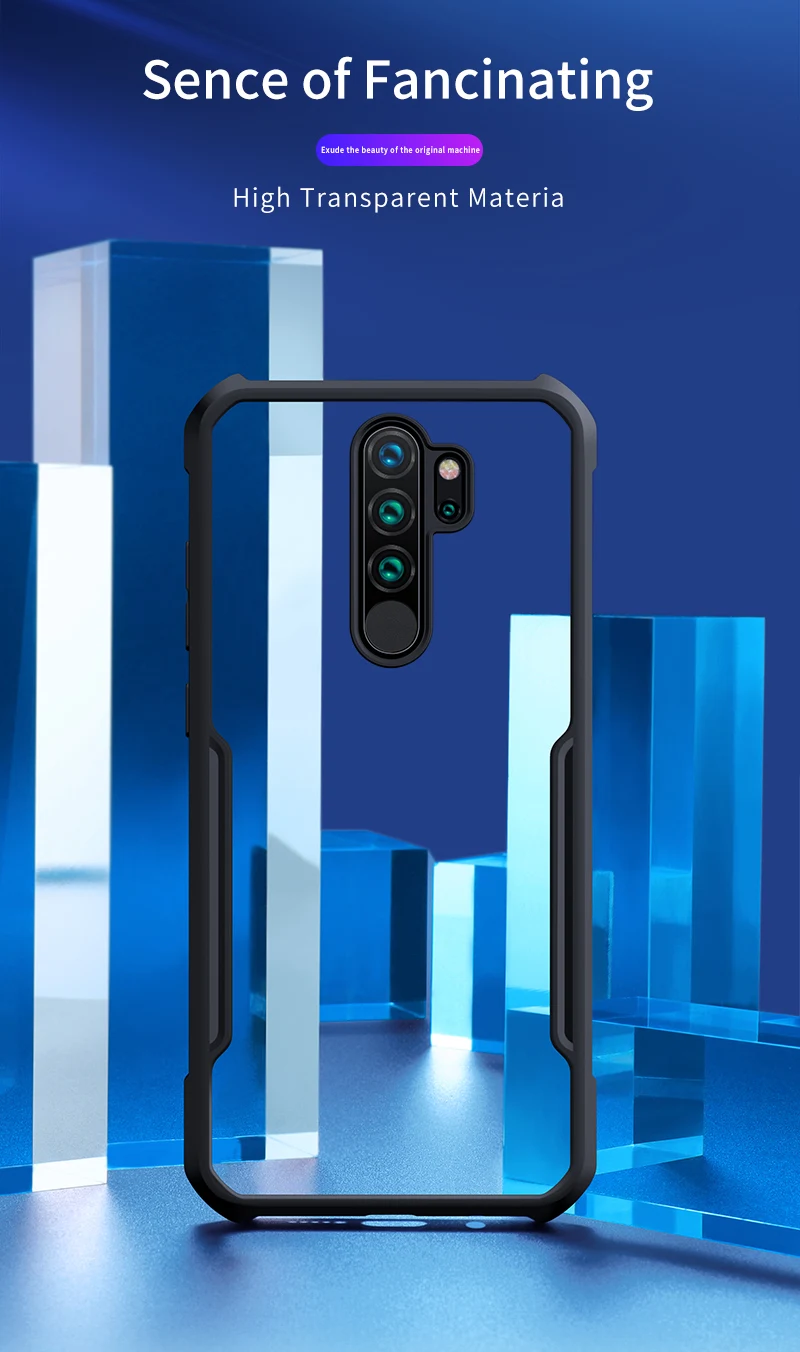 Для Xiaomi Redmi Note 8 Pro Чехол Xundd чехол для телефона Shookproof защитный чехол бампер Beetle защита экрана закаленное стекло